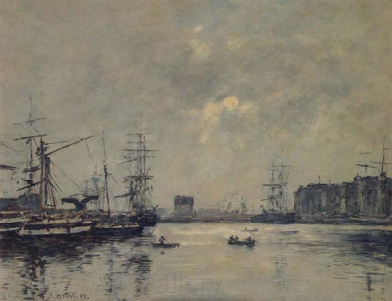 Eugene Boudin The Port Le Havre